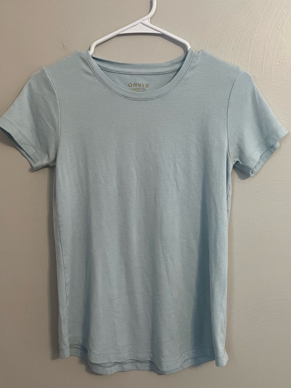 Orvis Women’s Perfect Tee Light Blue Size XS